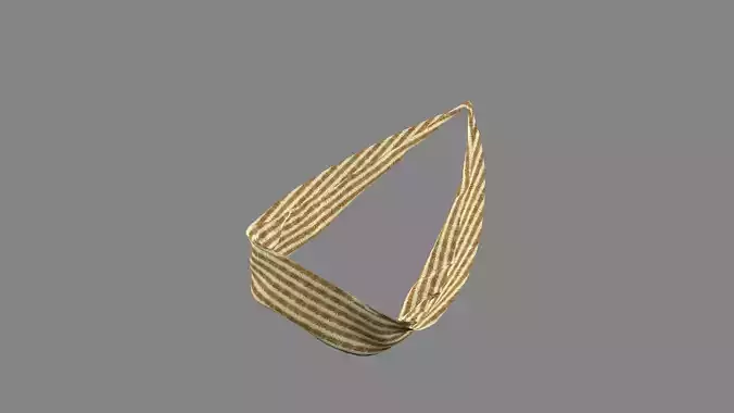 Dress collars scarves and necklaces decorated 3d models