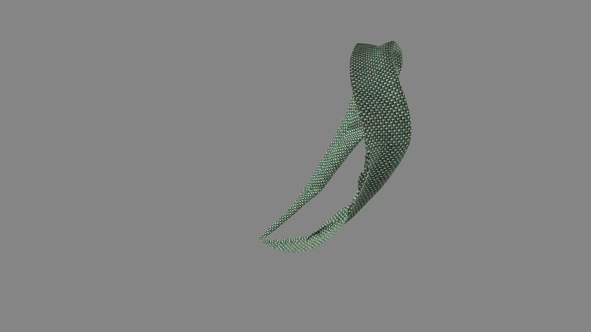 Dress collars scarves and necklaces decorated 3d models 3D model_3