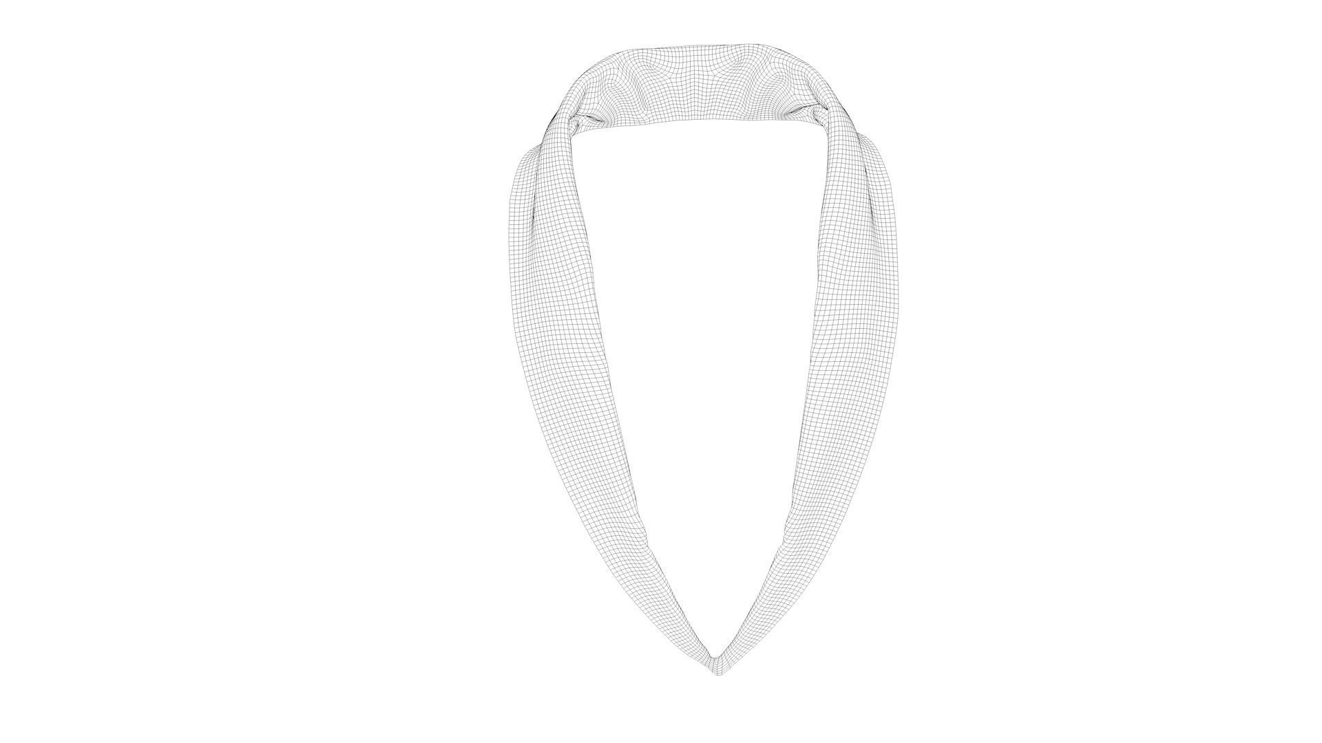 Dress collars scarves and necklaces decorated 3d models 3D model_7