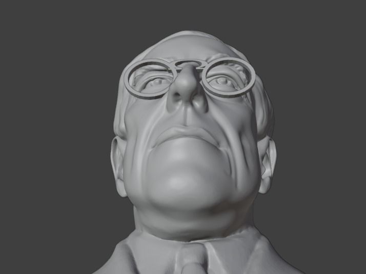 Woodrow Wilson 3D print model_5