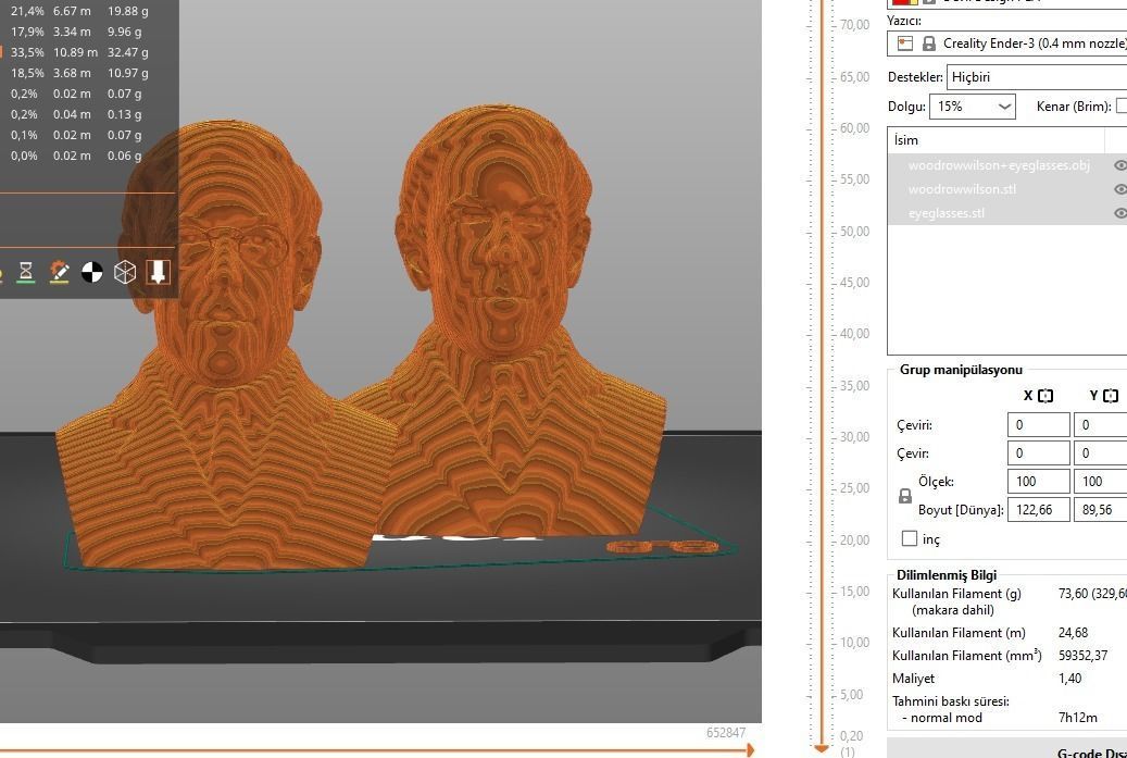 Woodrow Wilson 3D print model_13