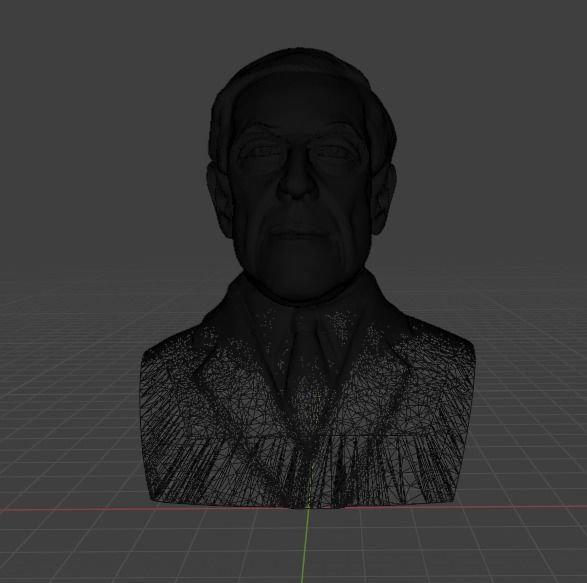 Woodrow Wilson 3D print model_9
