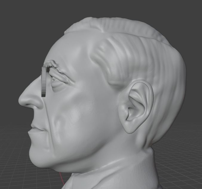 Woodrow Wilson 3D print model_6