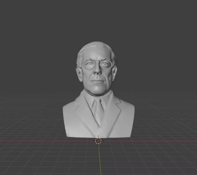 Woodrow Wilson 3D print model_0