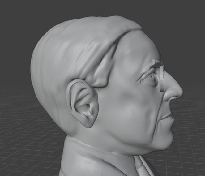 Woodrow Wilson 3D print model_4