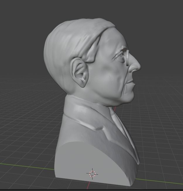 Woodrow Wilson 3D print model_16