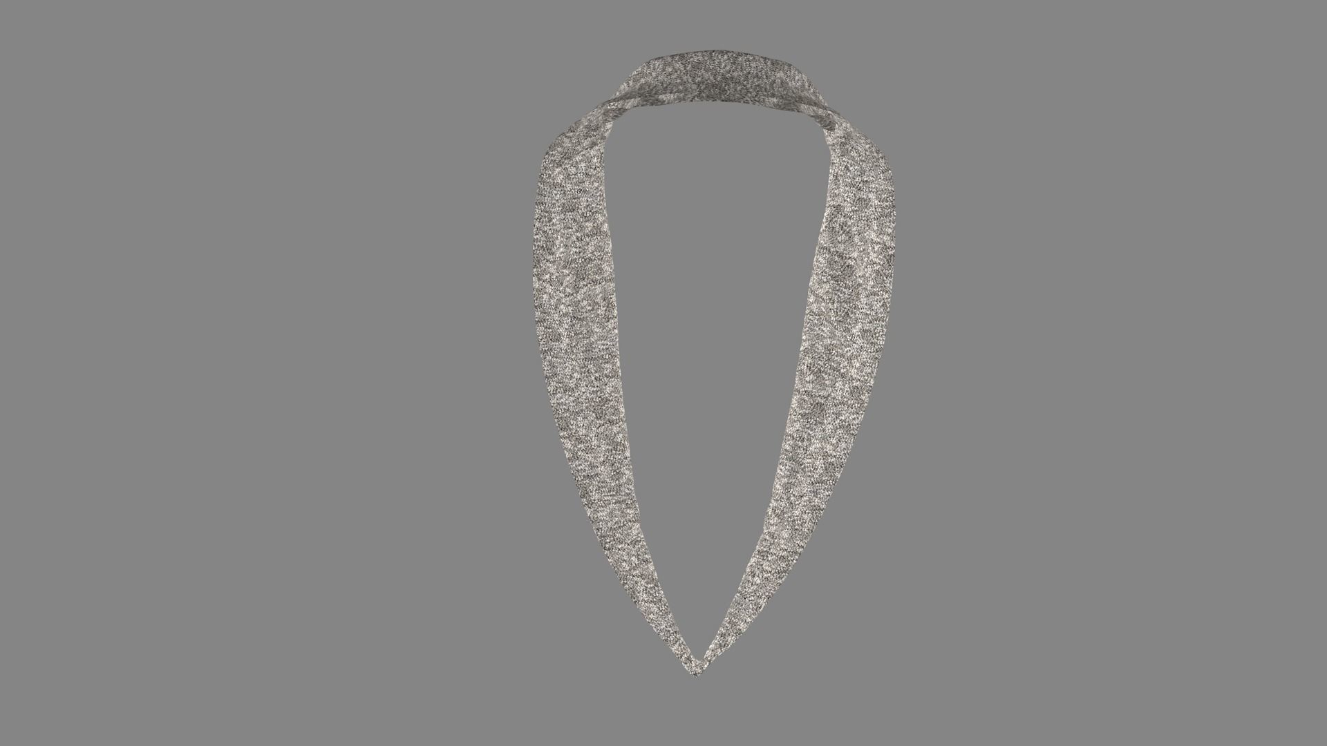 Dress collars scarves and necklaces decorated 3d models 3D model_3