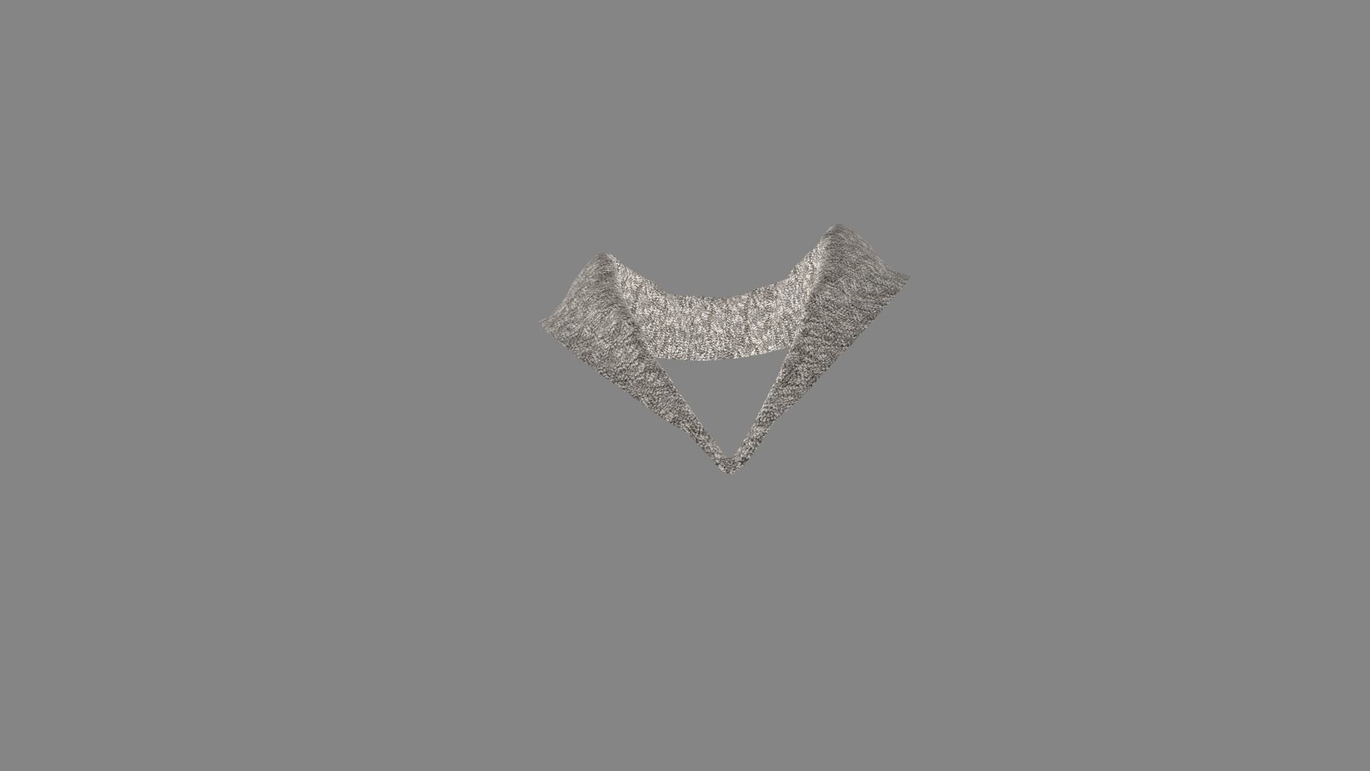 Dress collars scarves and necklaces decorated 3d models 3D model_5