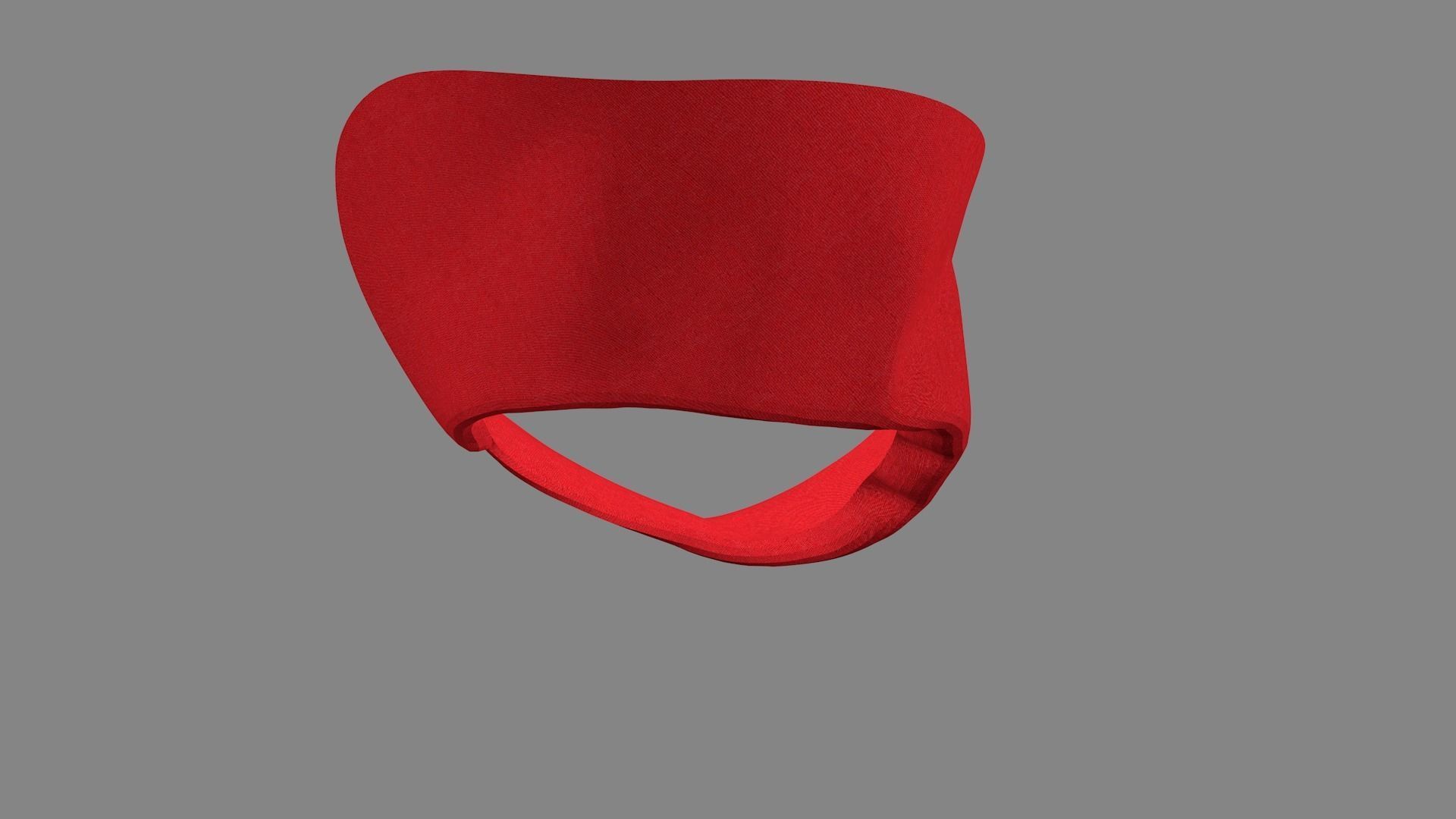 Dress collars scarves and necklaces decorated 3d models 3D model_6