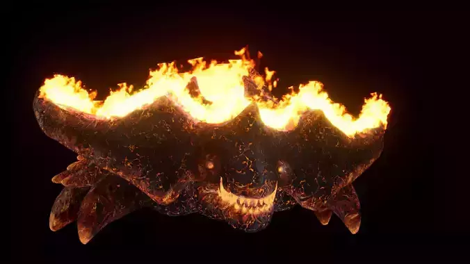 Hell Bug Low-poly game engine ready 3D model Low-poly 3D model