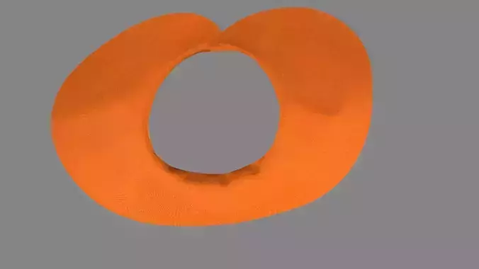 Dress collars scarves and necklaces decorated 3d models