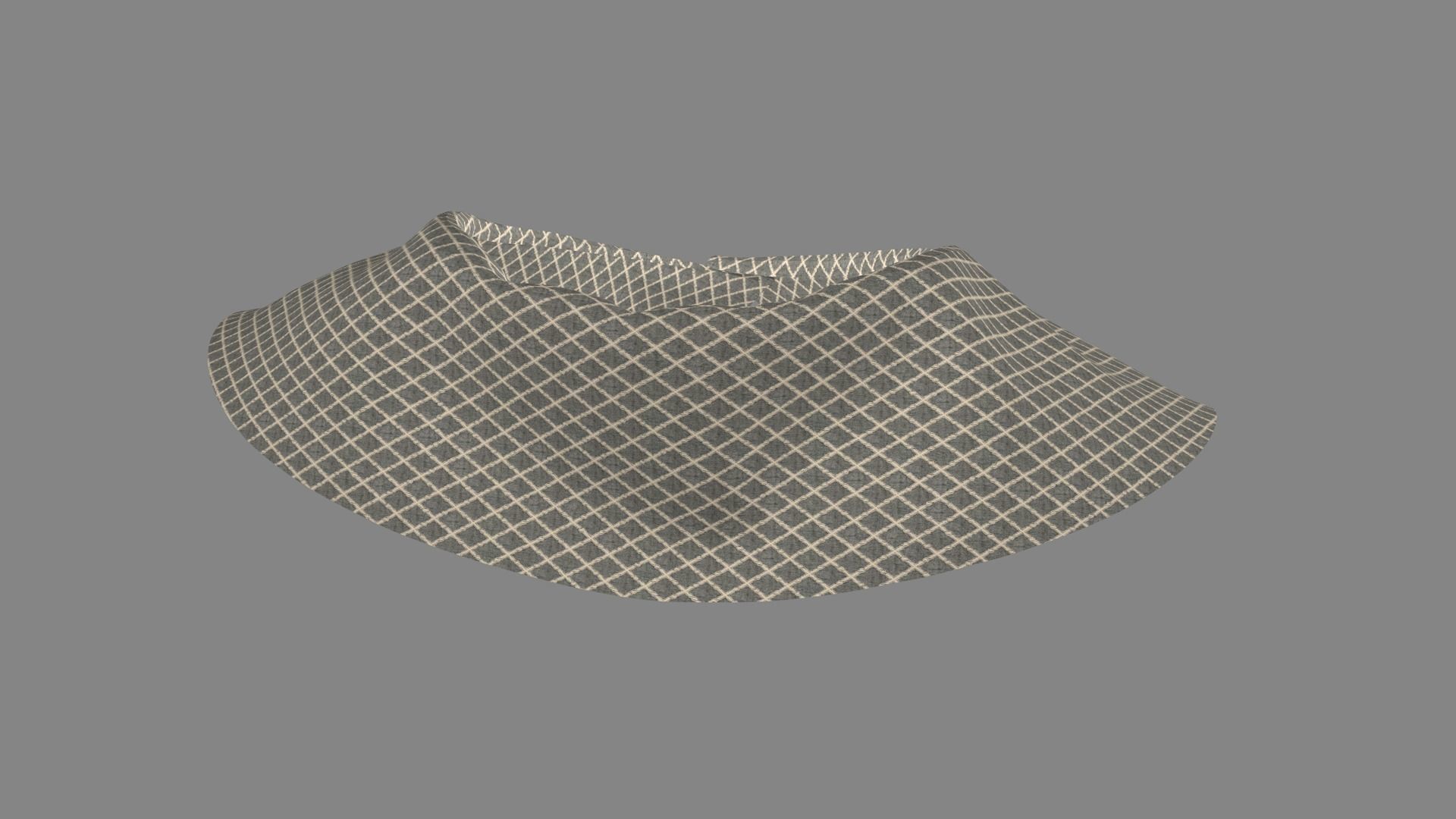 Dress collars scarves and necklaces decorated 3d models 3D model_4