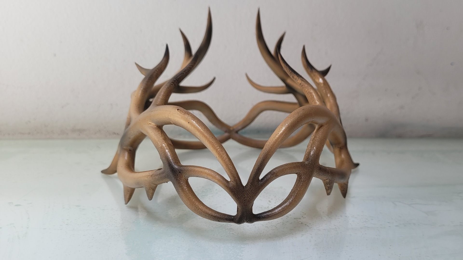 Regal Antler Crown 3D Print Model for Cosplay or Home Decoration 3D print model_5