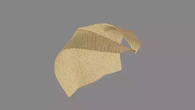 Dress collars scarves and necklaces decorated 3d models