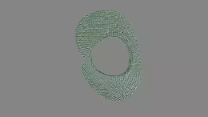 Dress collars scarves and necklaces decorated 3d models