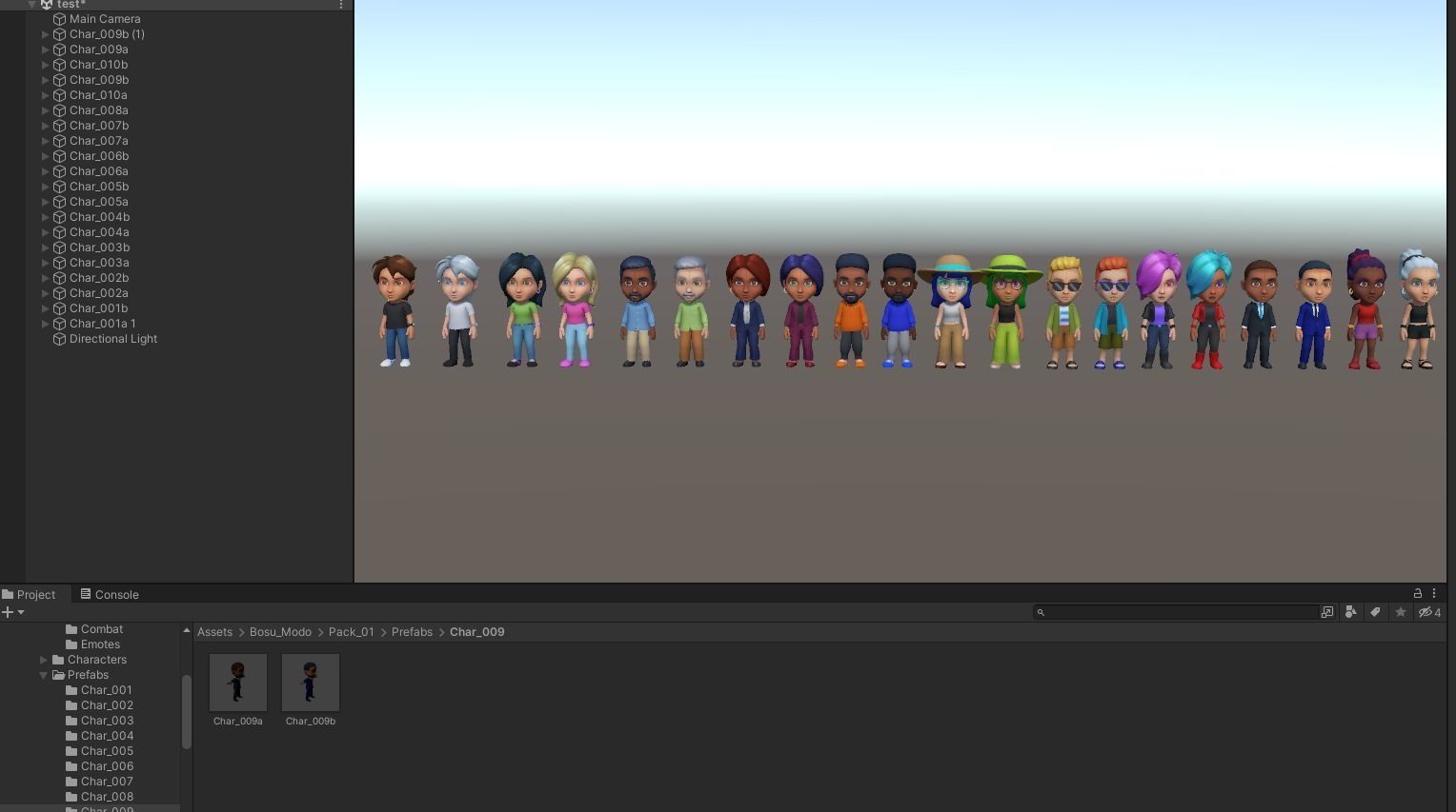 Characters Low-poly 3D model_31