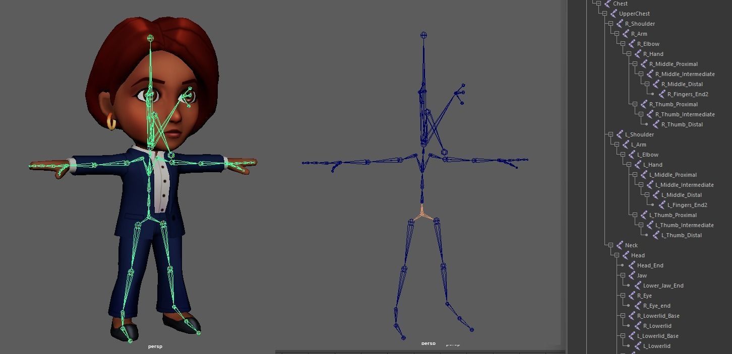 Characters Low-poly 3D model_17