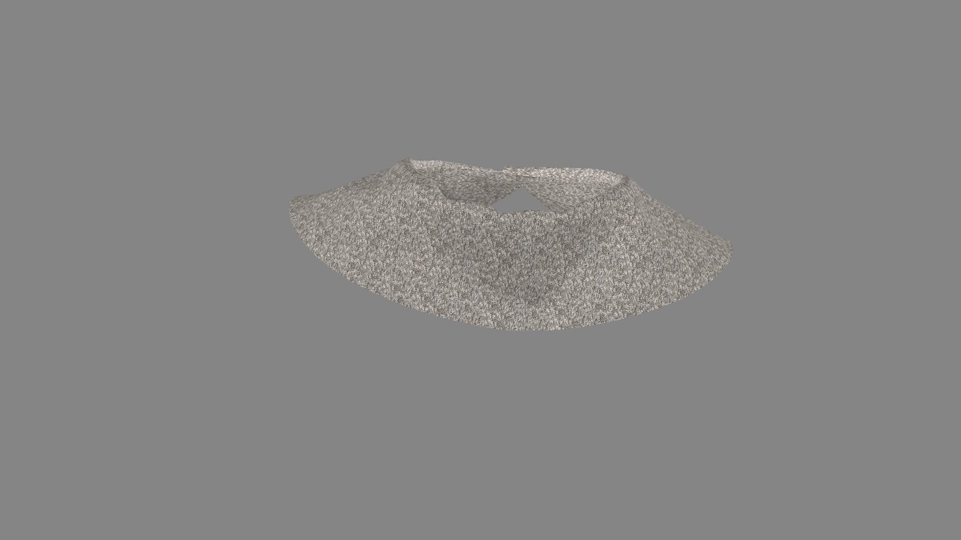 Dress collars scarves and necklaces decorated 3d models 3D model_2