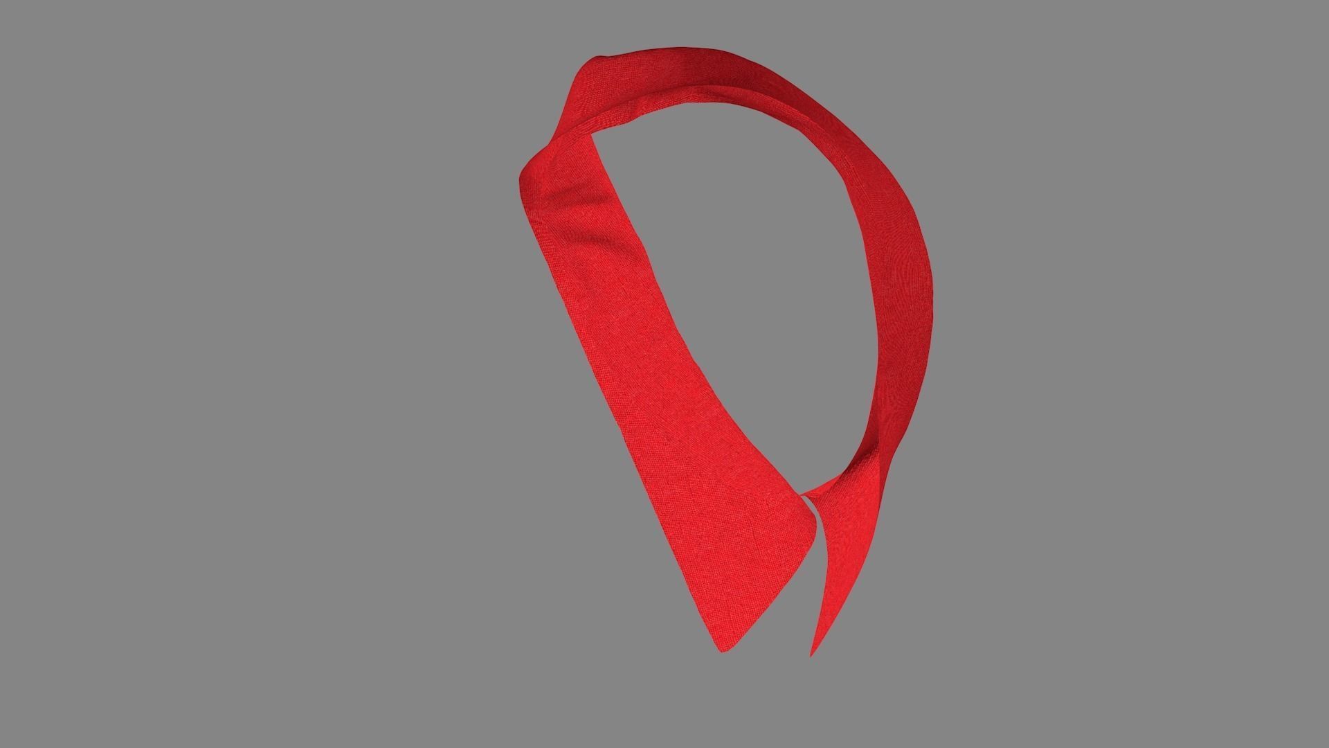 Dress collars scarves and necklaces decorated 3d models 3D model_6