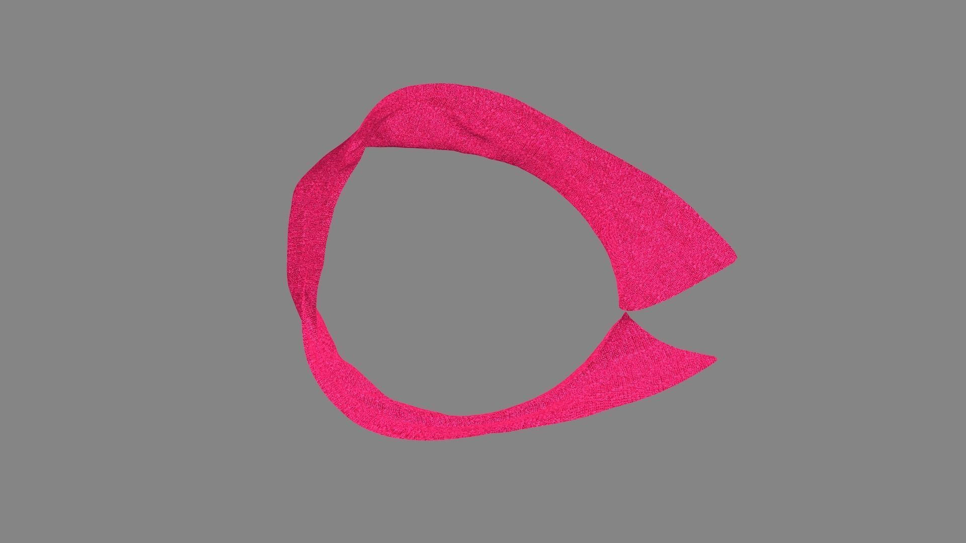 Dress collars scarves and necklaces decorated 3d models 3D model_4