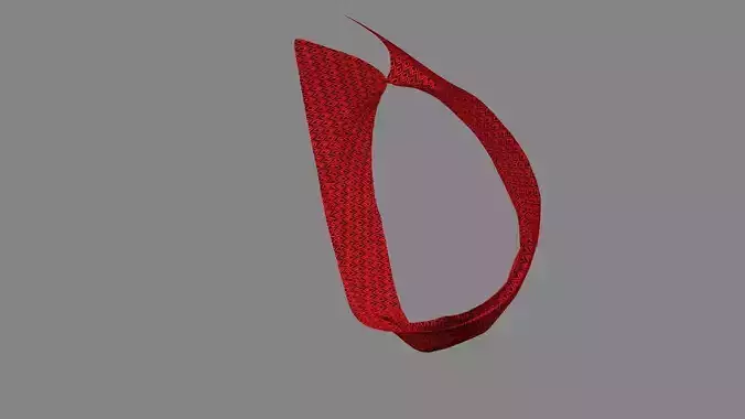Dress collars scarves and necklaces decorated 3d models