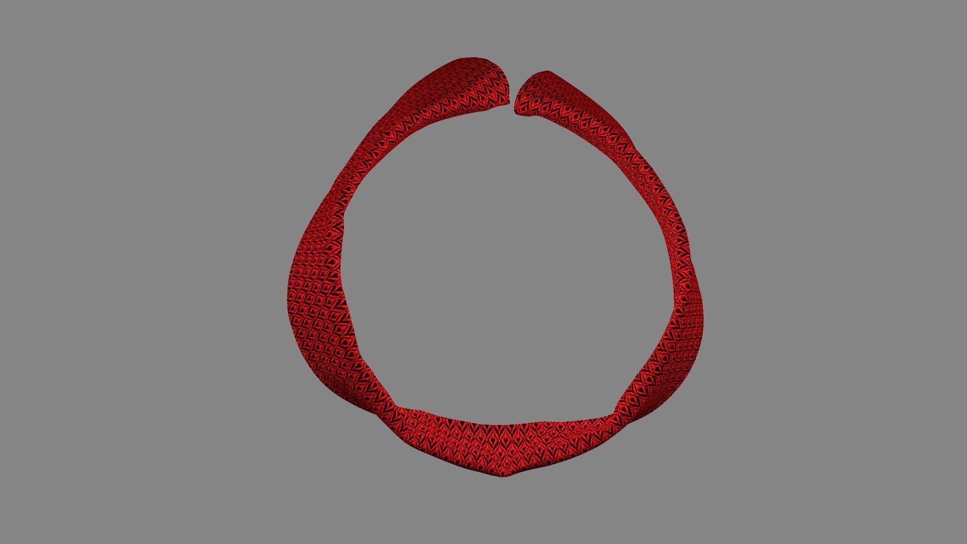 Dress collars scarves and necklaces decorated 3d models 3D model_4