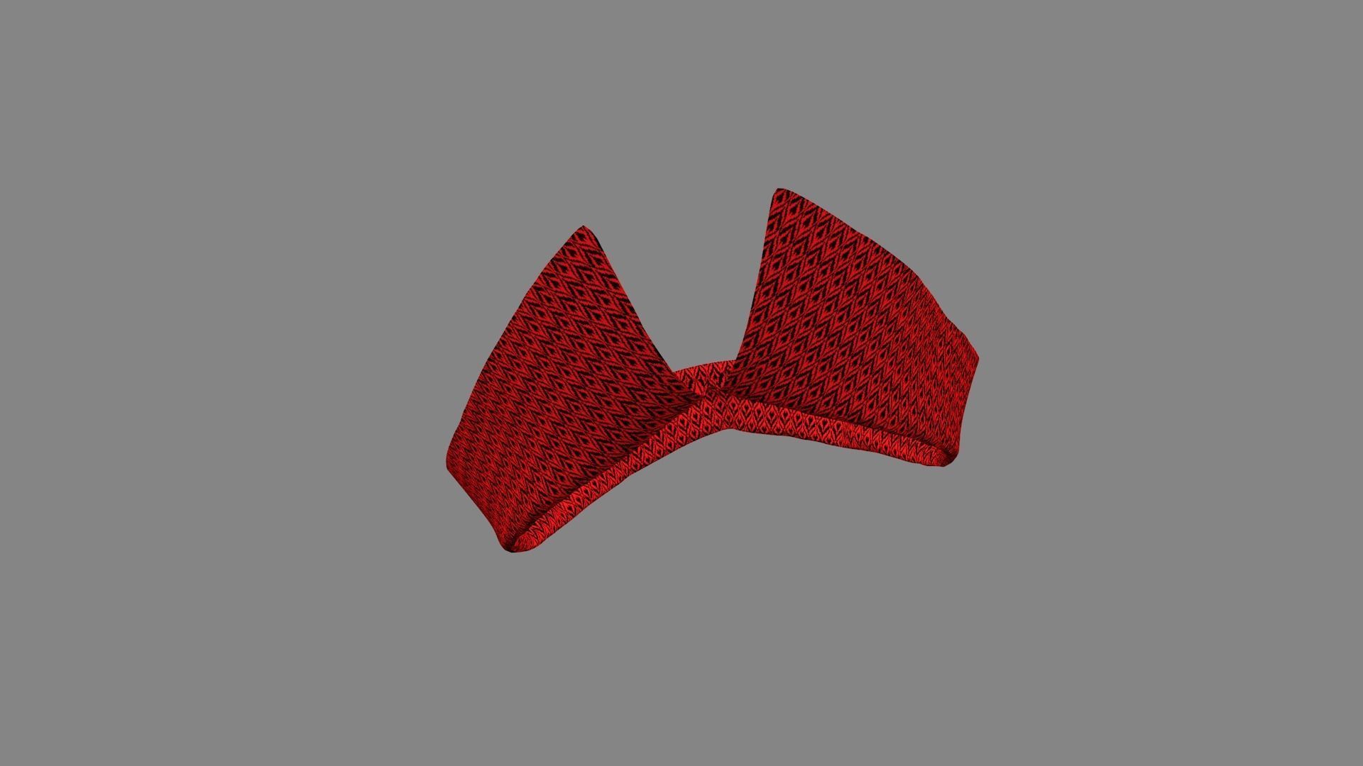 Dress collars scarves and necklaces decorated 3d models 3D model_5