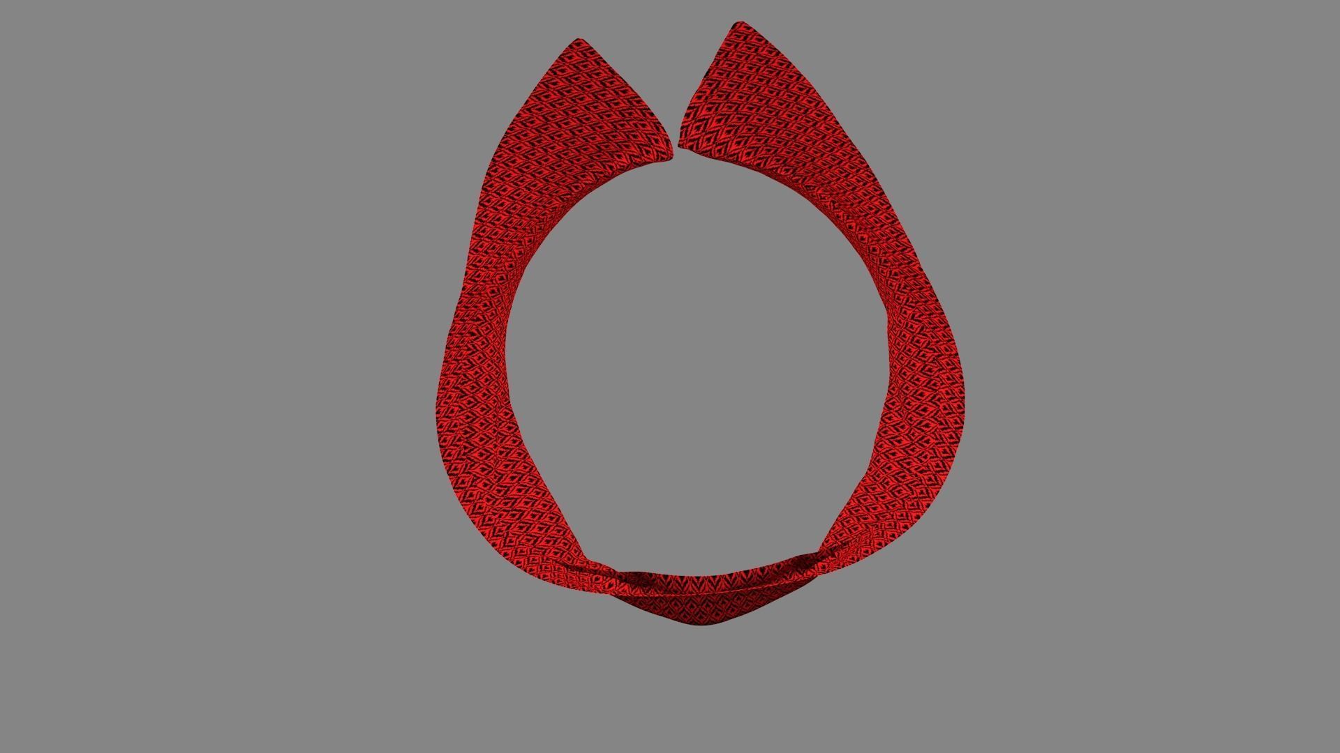 Dress collars scarves and necklaces decorated 3d models 3D model_2