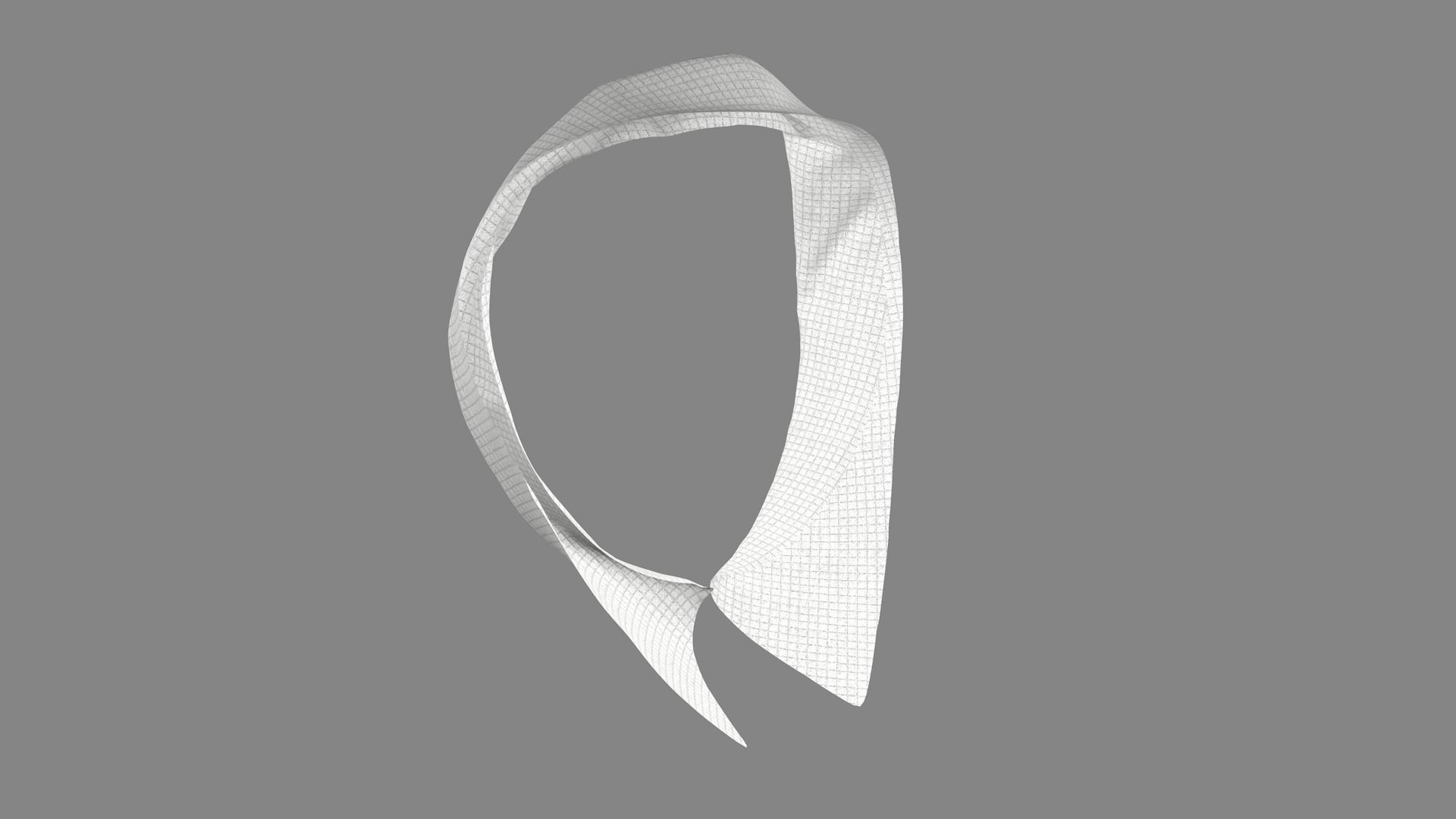 Dress collars scarves and necklaces decorated 3d models 3D model_5