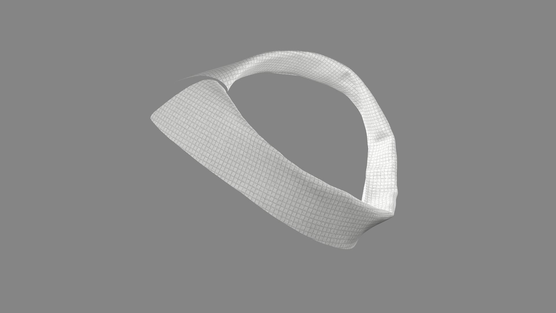 Dress collars scarves and necklaces decorated 3d models 3D model_3