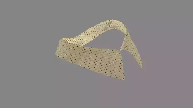 Dress collars scarves and necklaces decorated 3d models