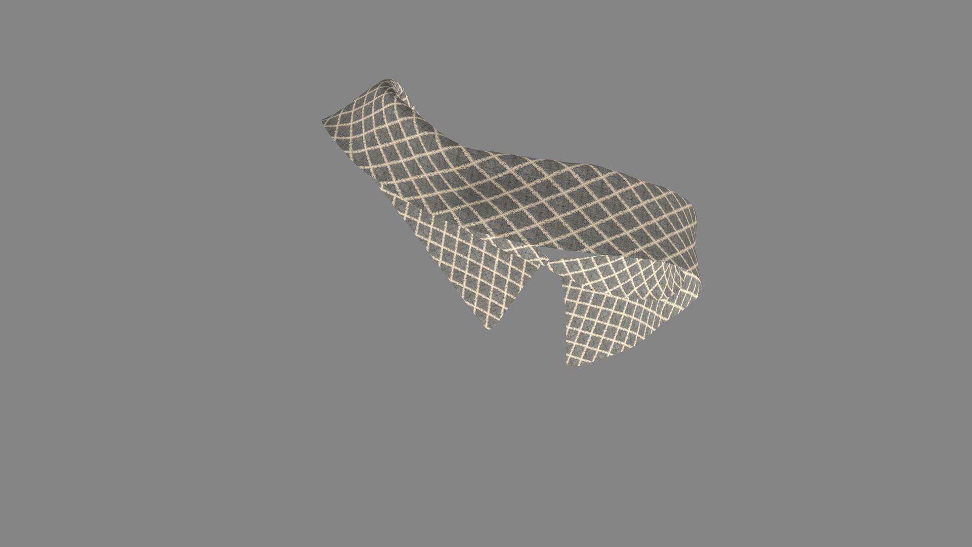 Dress collars scarves and necklaces decorated 3d models 3D model_5