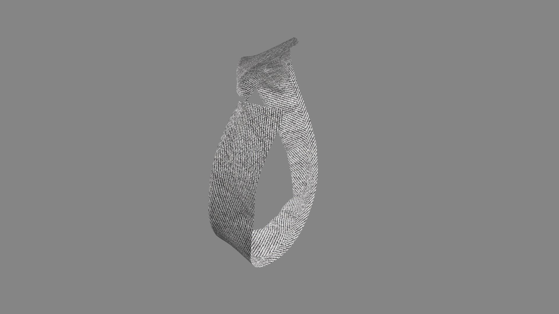 Dress collars scarves and necklaces decorated 3d models 3D model_5