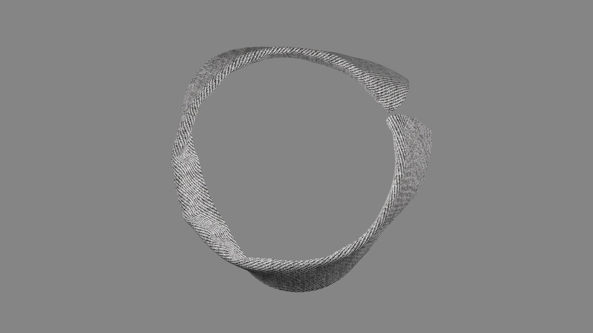 Dress collars scarves and necklaces decorated 3d models 3D model_4