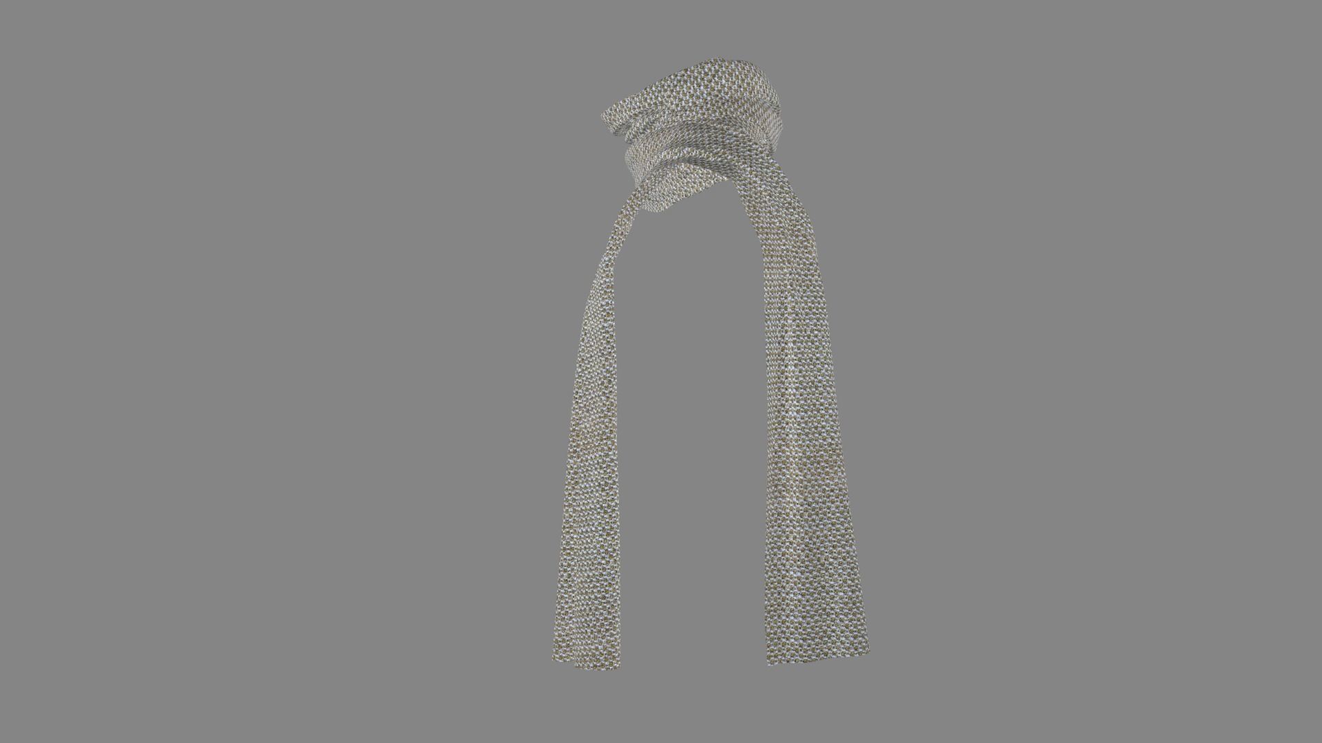 Dress collars scarves and necklaces decorated 3d models 3D model_4
