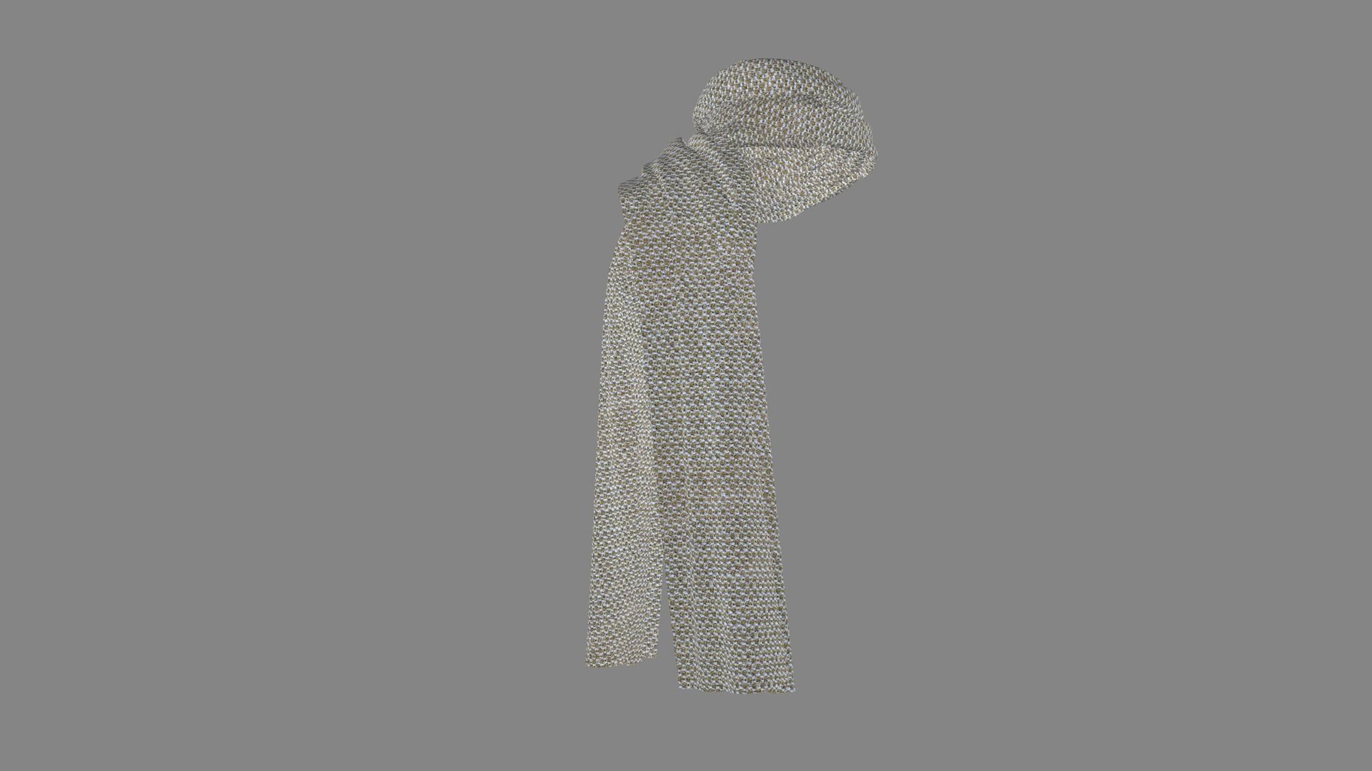 Dress collars scarves and necklaces decorated 3d models 3D model_5