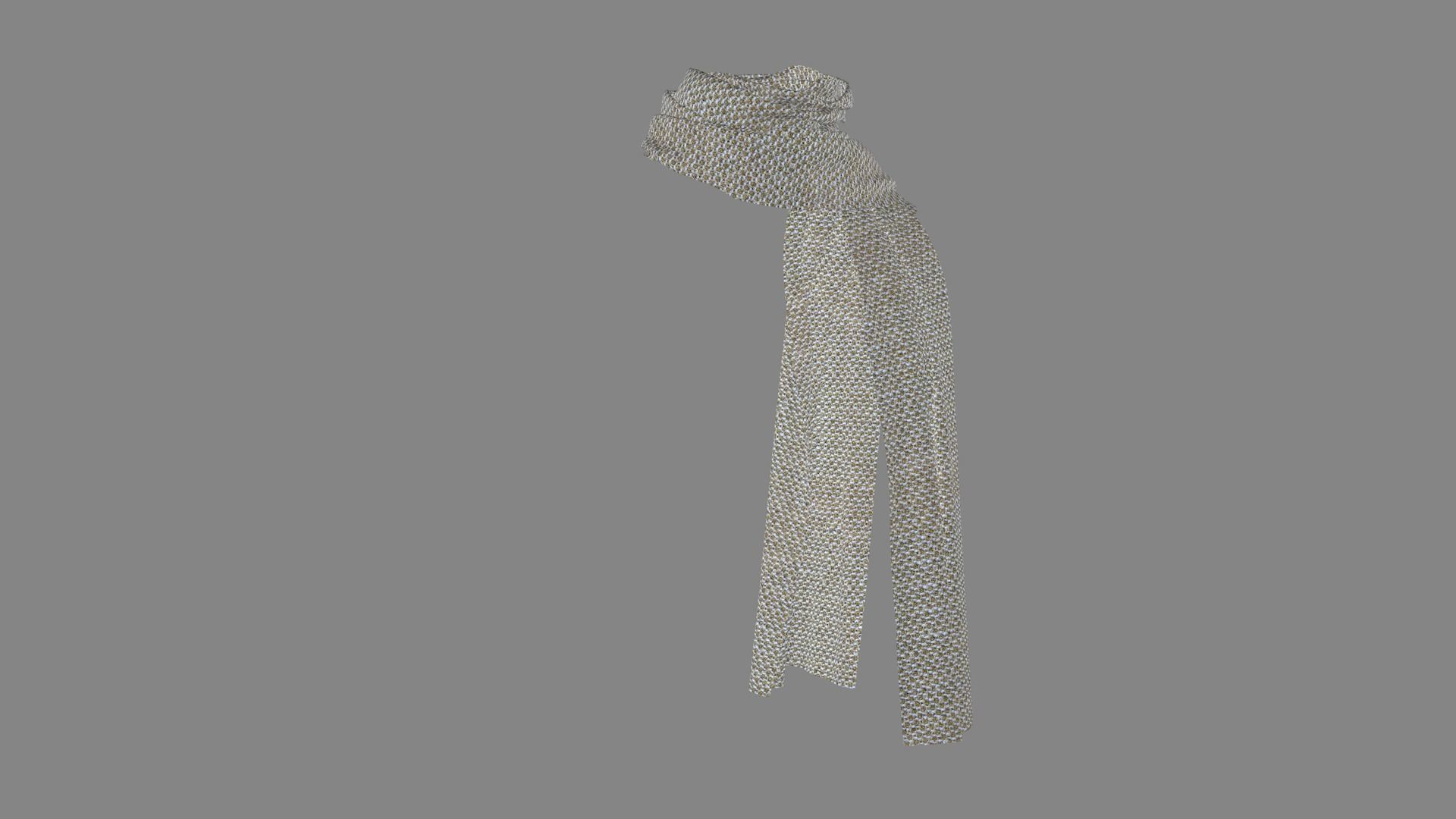 Dress collars scarves and necklaces decorated 3d models 3D model_2