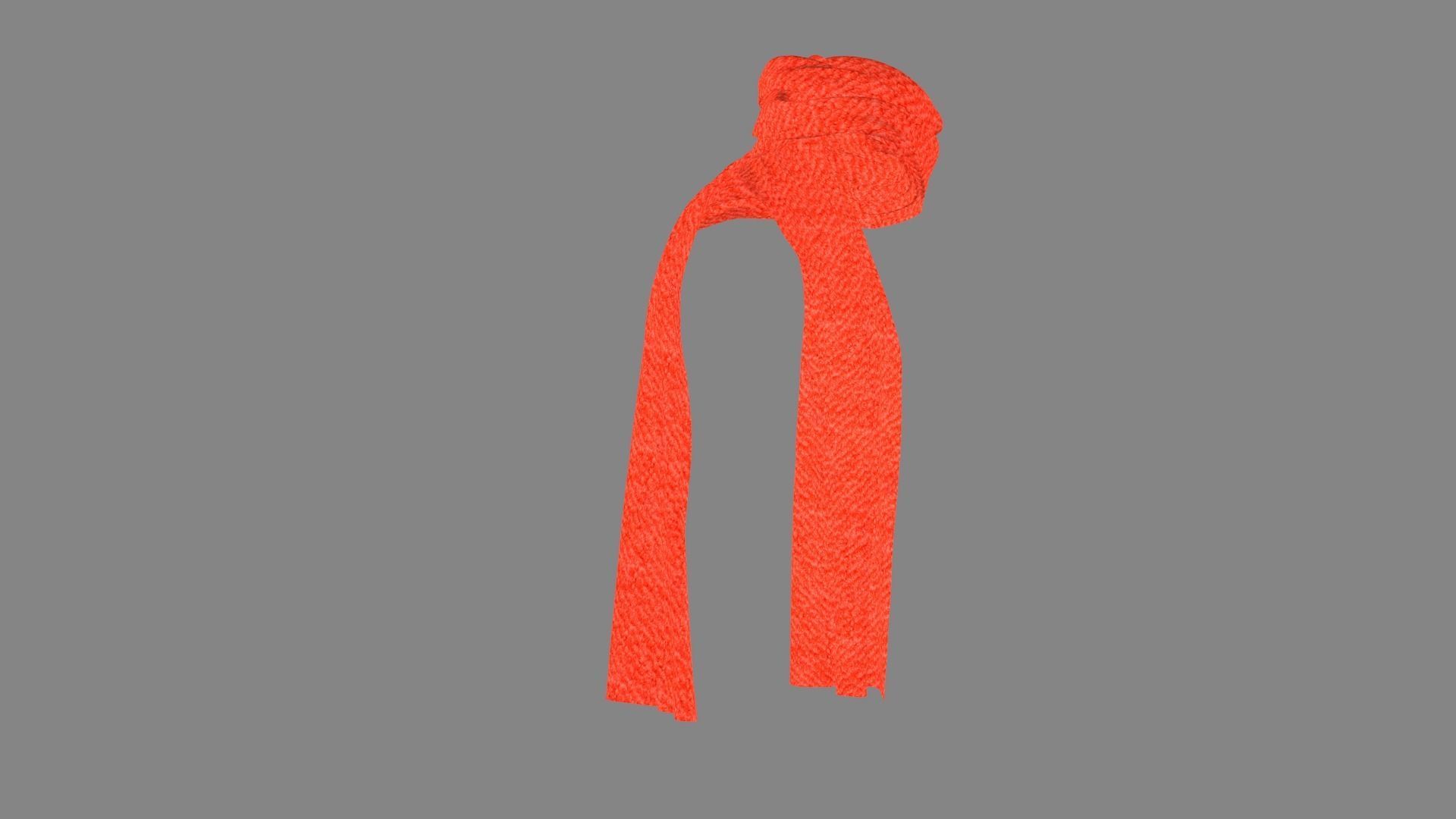Dress collars scarves and necklaces decorated 3d model 3D model_6
