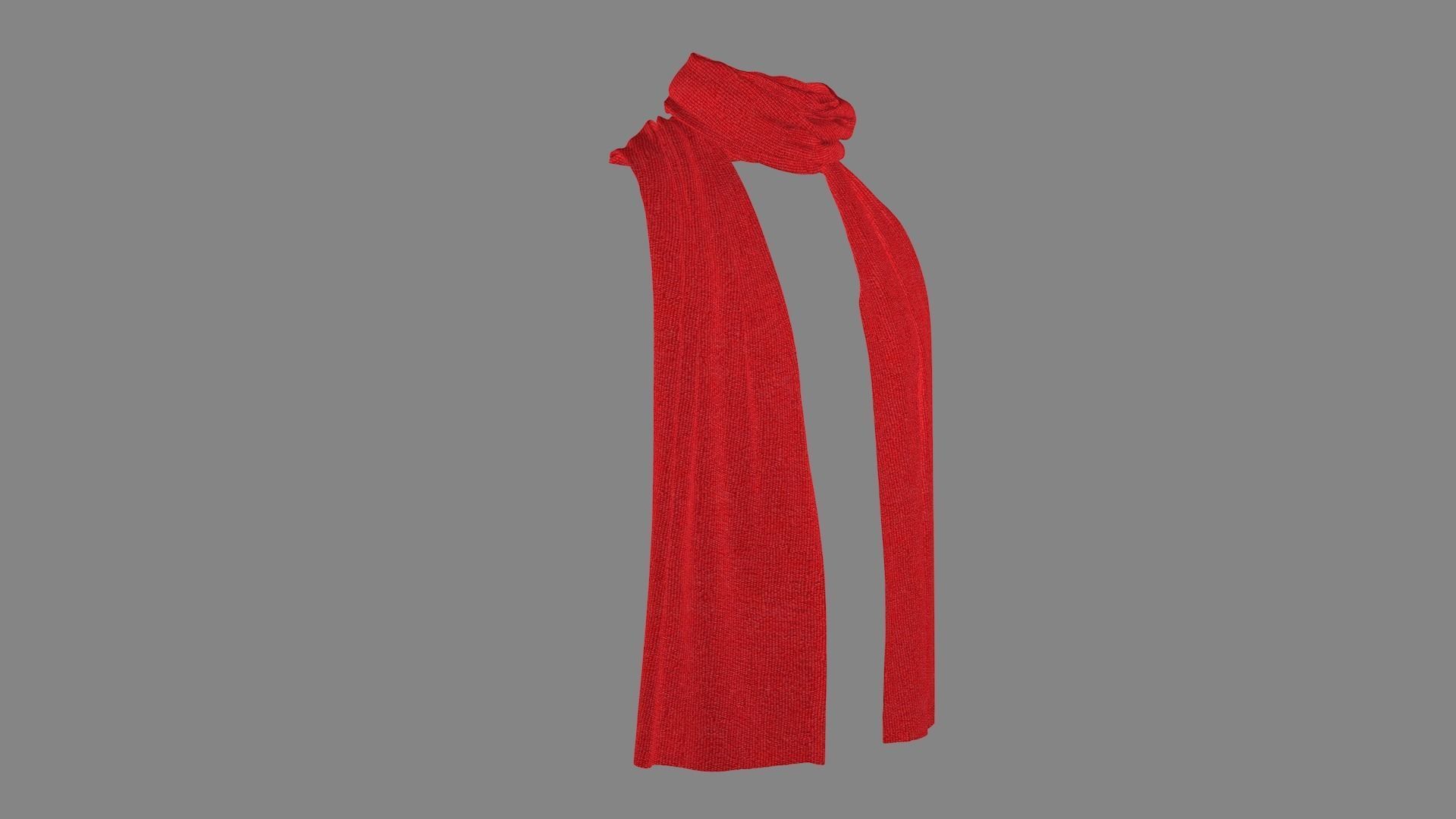 Dress collars scarves and necklaces decorated 3d models 3D model_5
