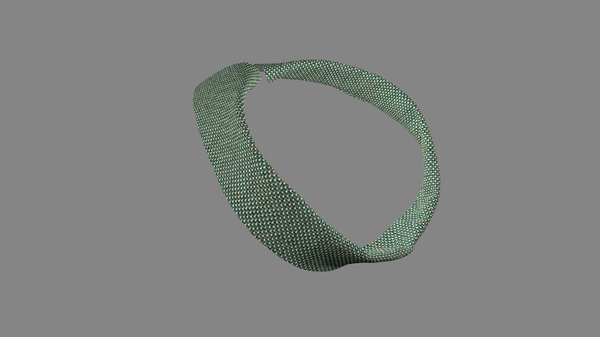 Dress collars scarves and necklaces decorated 3d models 3D model_6