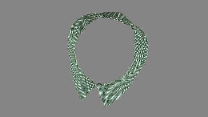 Dress collars scarves and necklaces decorated 3d models 3D model