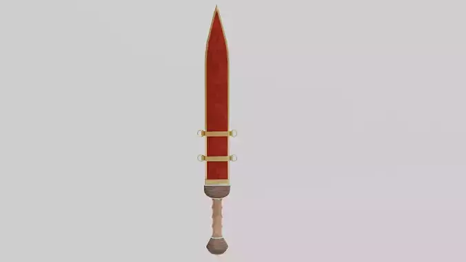 Ancient Roman Sword Gladius 3D Model
