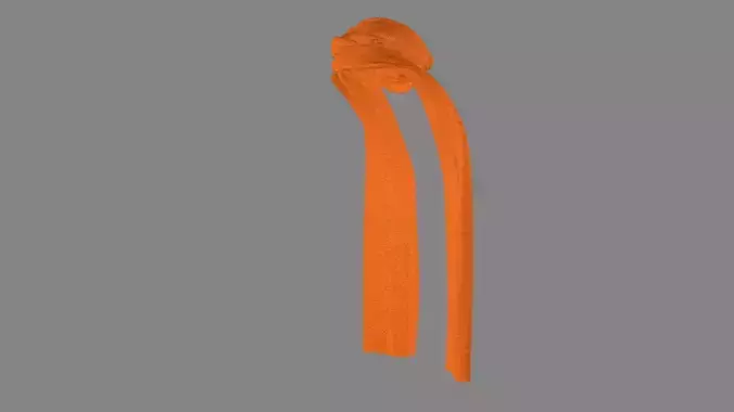 Dress collars scarves and necklaces decorated 3d models