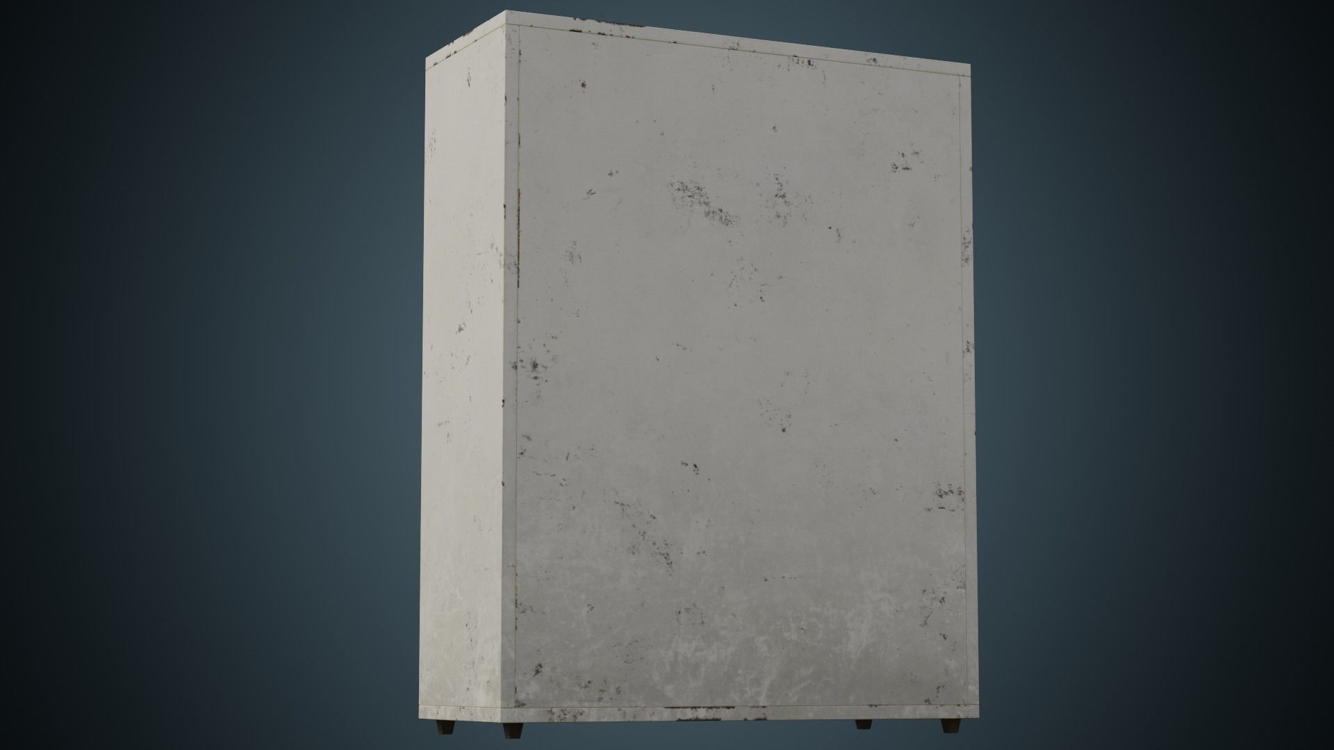 Medical Cabinet 2B Low-poly 3D model_6