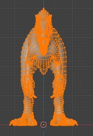 ALLOSAURUS Low-poly 3D model_5