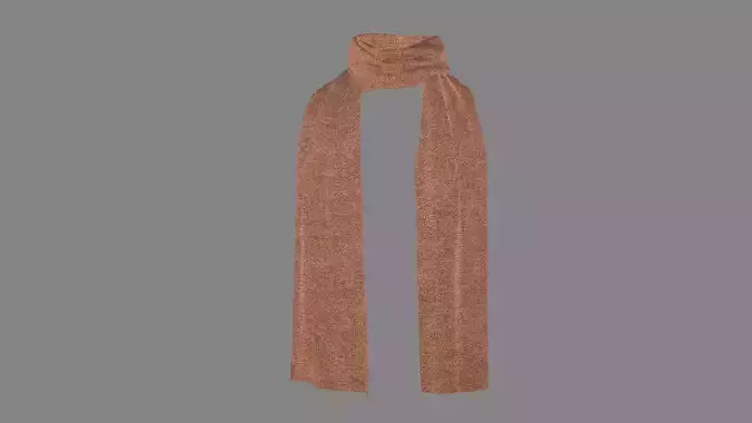 Dress collars scarves and necklaces decorated 3d models