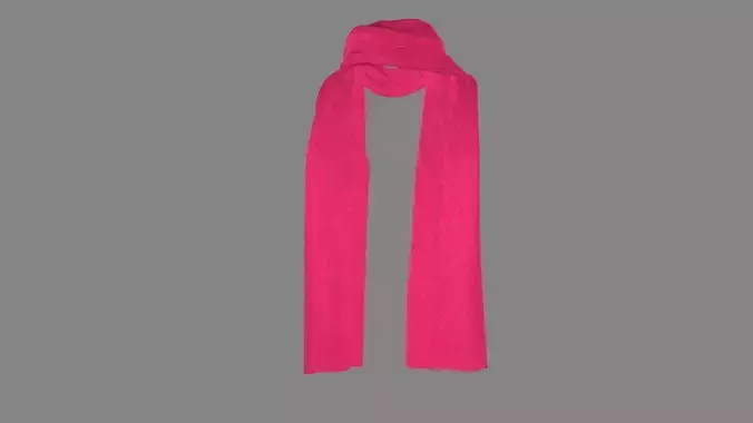 Dress collars scarves and necklaces decorated 3d models