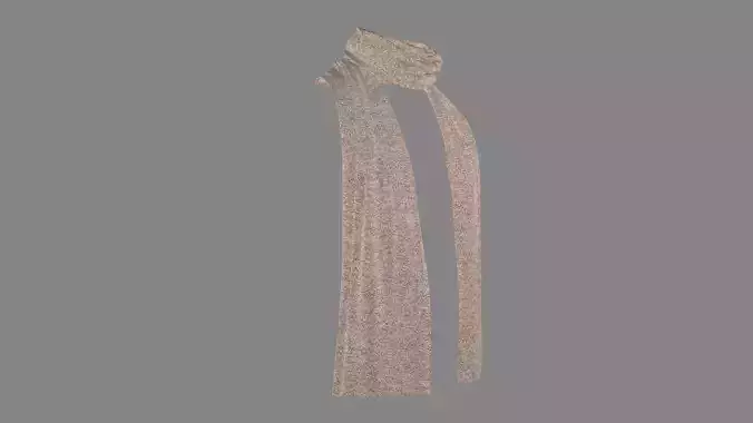 Dress collars scarves and necklaces decorated 3d models