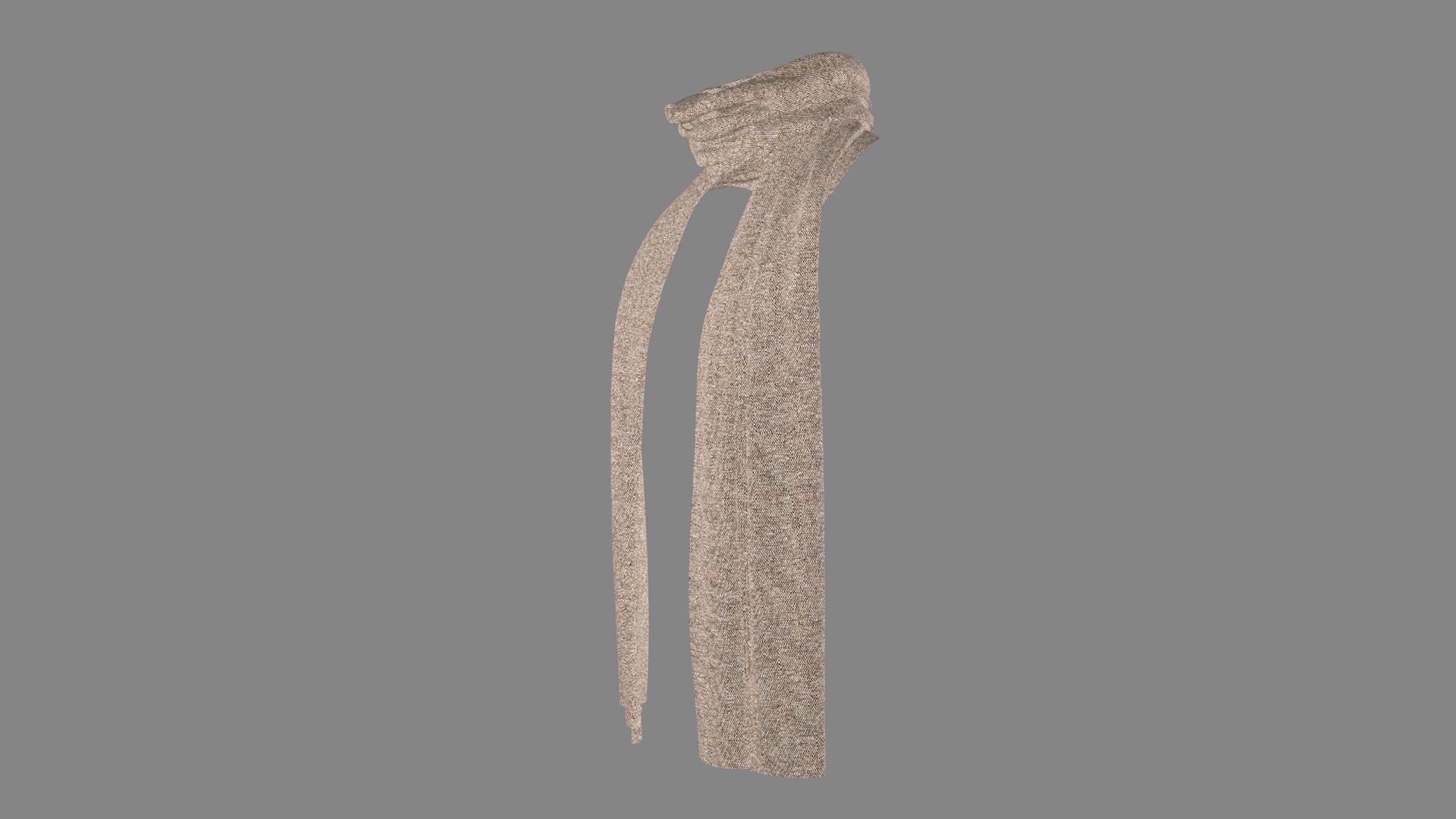 Dress collars scarves and necklaces decorated 3d models 3D model_3