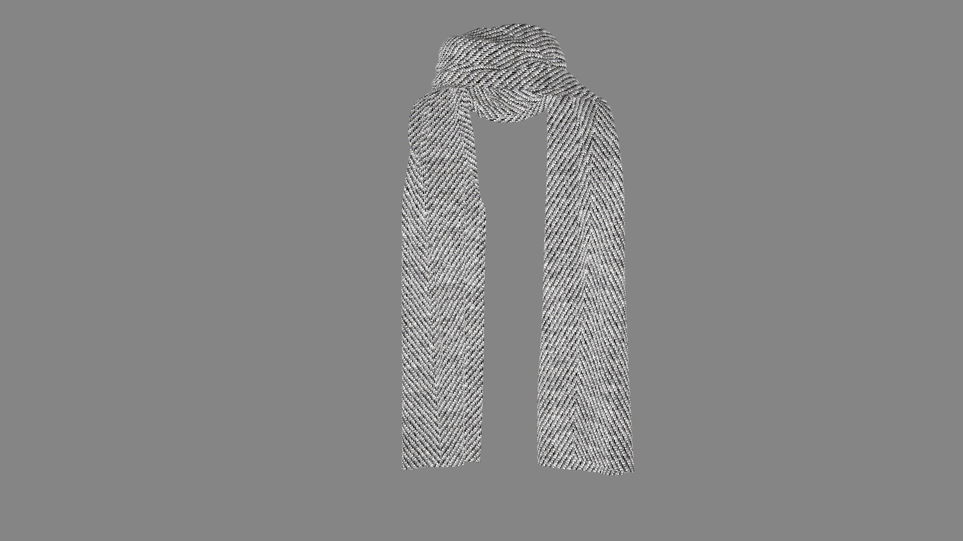 Dress collars scarves and necklaces decorated 3d models 3D model_6